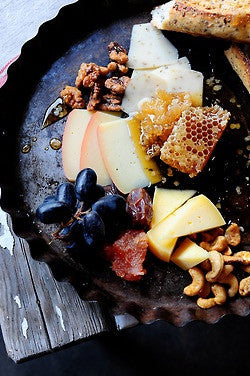 The Gourmet Cheese, Fruit and Honeycomb Snack Platter