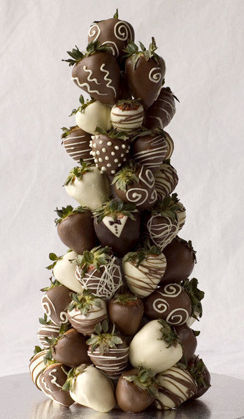 Chocolate Covered Strawberry Tower