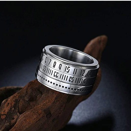 Men's Password Wedding Ring