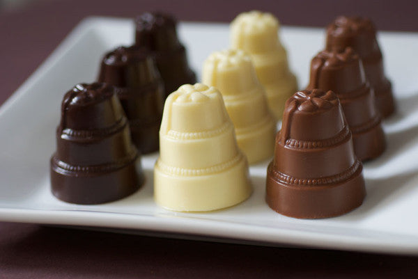 Chocolate Wedding Cake Favors