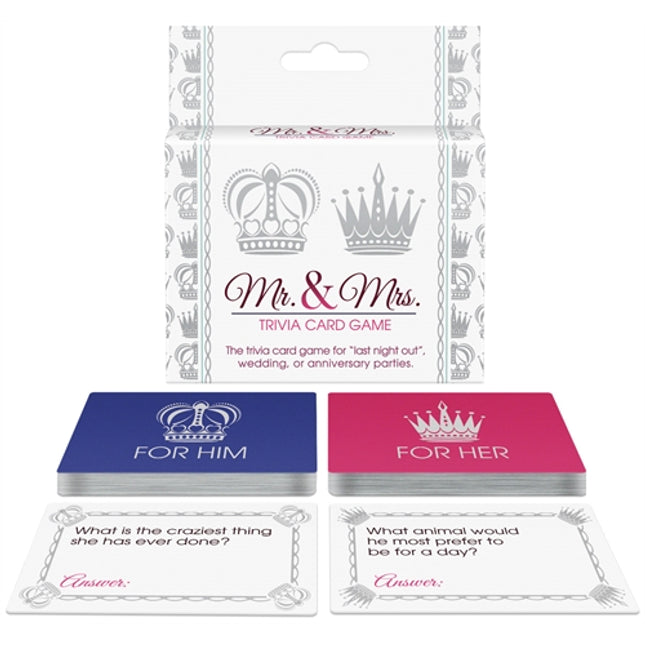 Mr. and Mrs. Trivia Card Game KG-BGC49