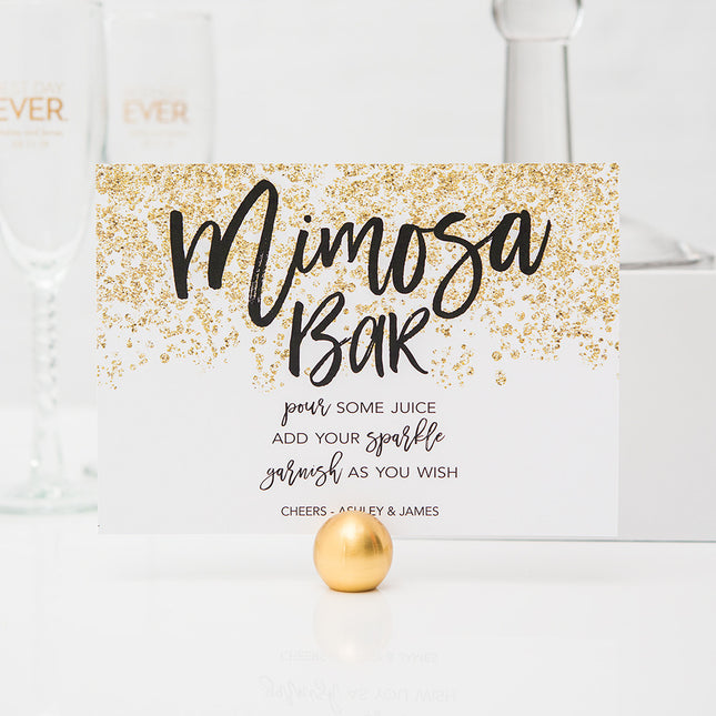 Sparkle Large Card Table Sign
