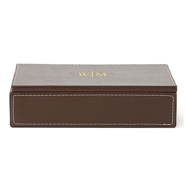 Personalized Monogram Men's Gift Accessories Jewelry Storage Box