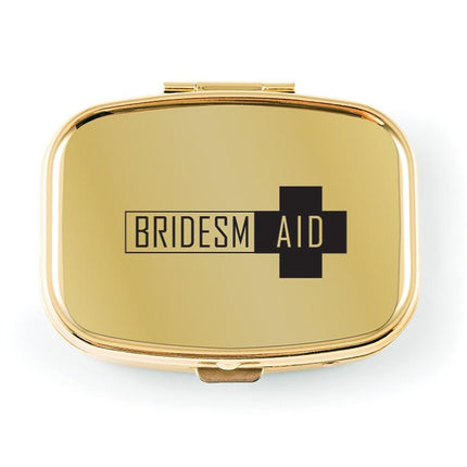 Bridesmaid Small Gold Pocket/Purse Pill Box