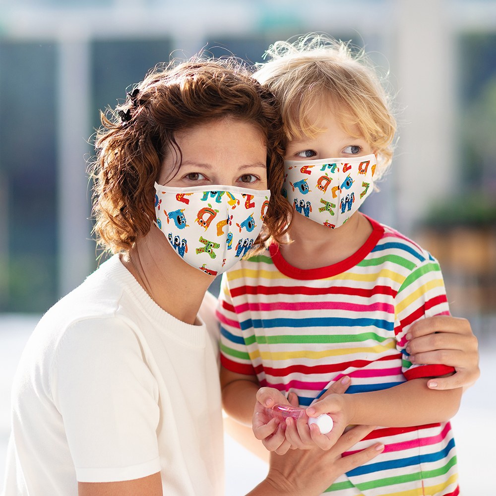 Alphabet Mask Protective Cloth Face Mask - Alphabet – Butter Be Mine