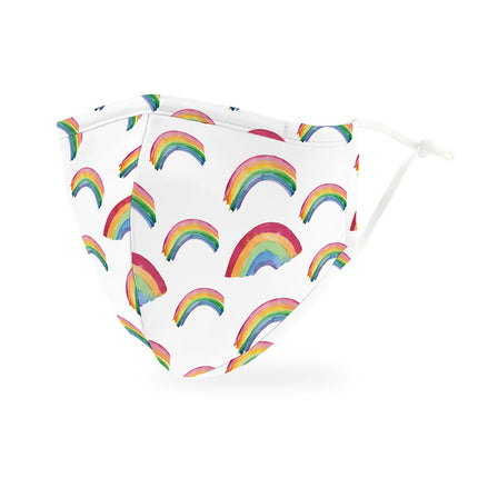 Personalized Adult Protective Cloth Face Mask - Rainbow