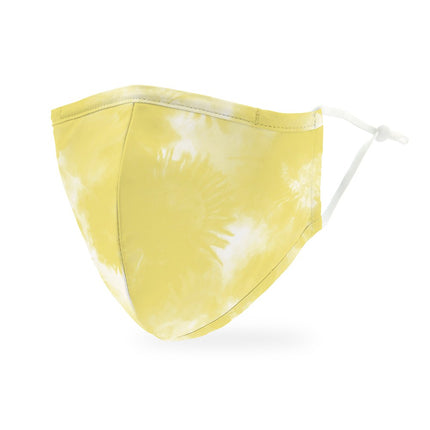 Reusable Cloth Face Mask - Yellow Tie-Dye