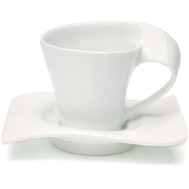 Swish Cup and Saucer Wedding Favor Set (Set of 4)