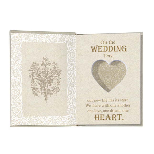 White and Gold Fairy Tale Storybook Wedding Ring Holder