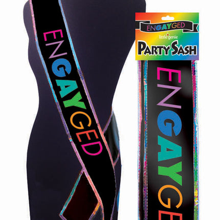 Engayged LGBT Bridal Shower Party Sash