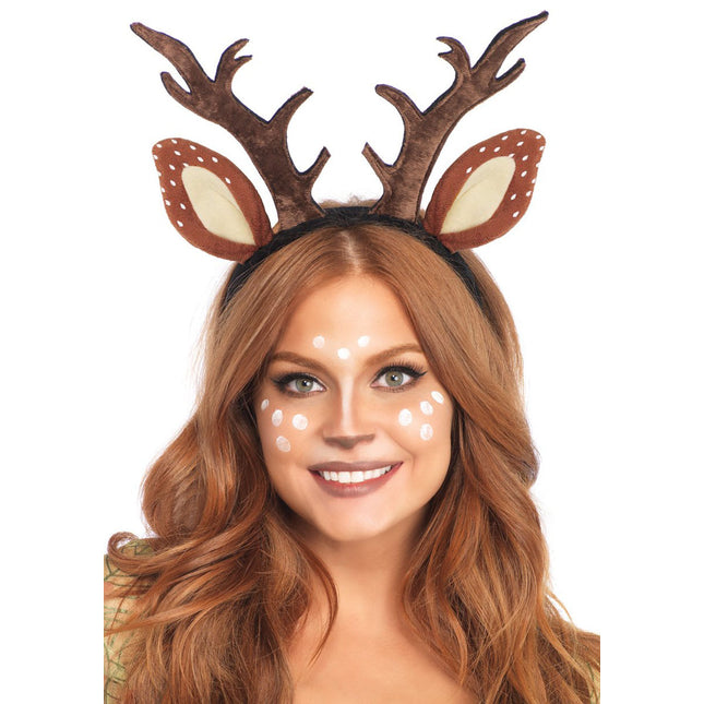 Christmas Woodland Fawn Ear Antler Headband