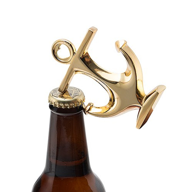 Gold Anchor Bottle Opener Wedding Party Favor