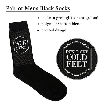 Grooms Don't Get Cold Feet Socks