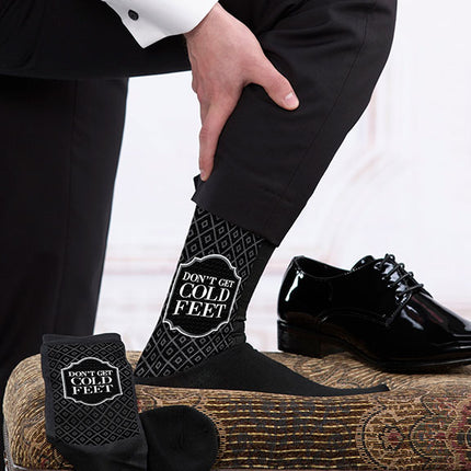 Grooms Don't Get Cold Feet Socks