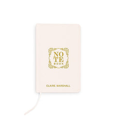 Note Book Emboss - Linen Wedding Vows Pocket Journal