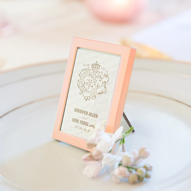Rose Gold Mini Picture Frames Table Decorations