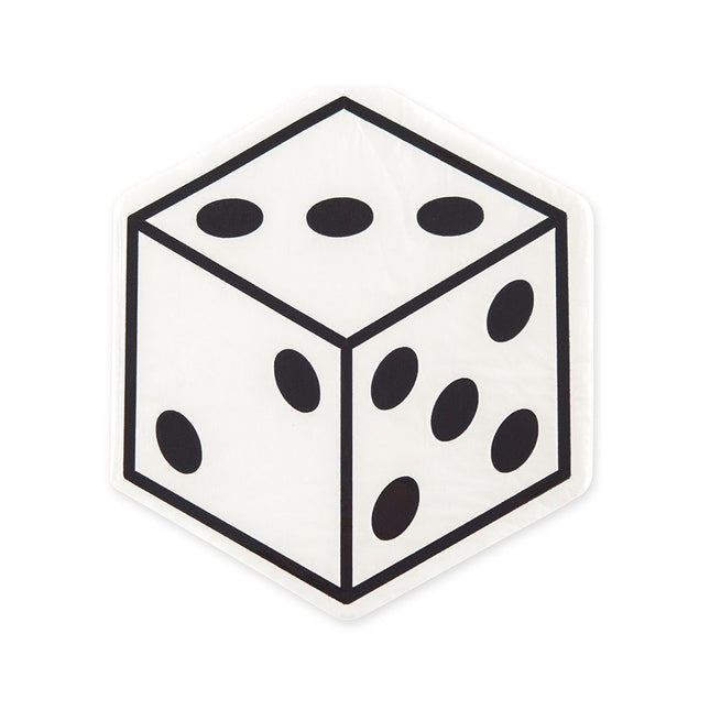 Vegas Dice Paper Party Napkins - Set of 20