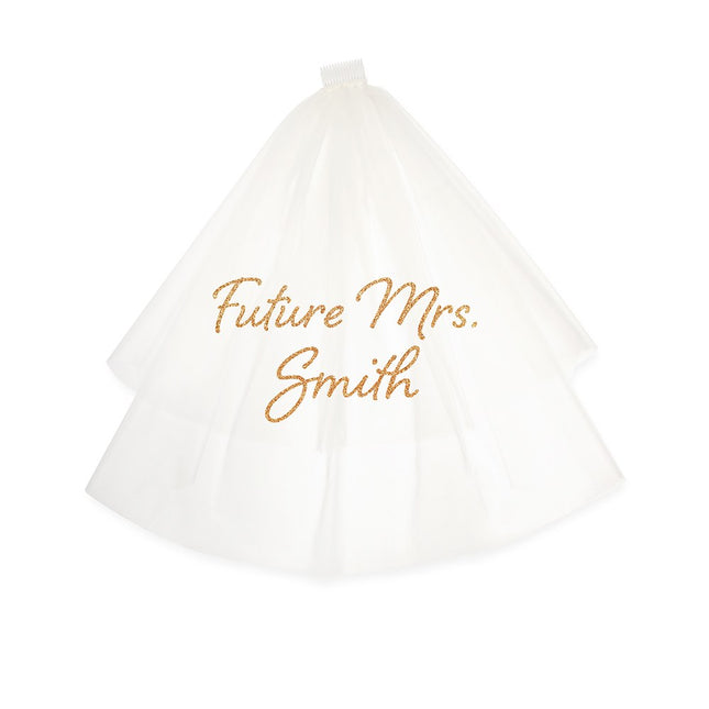 Personalized Future Mrs... Bridal Veil