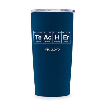 Personalized Periodic Table Teacher Print Travel Mug