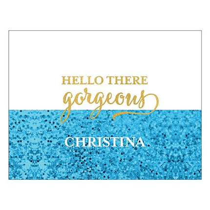 Glitter Foil Print Modern Personalized Jewelry Box