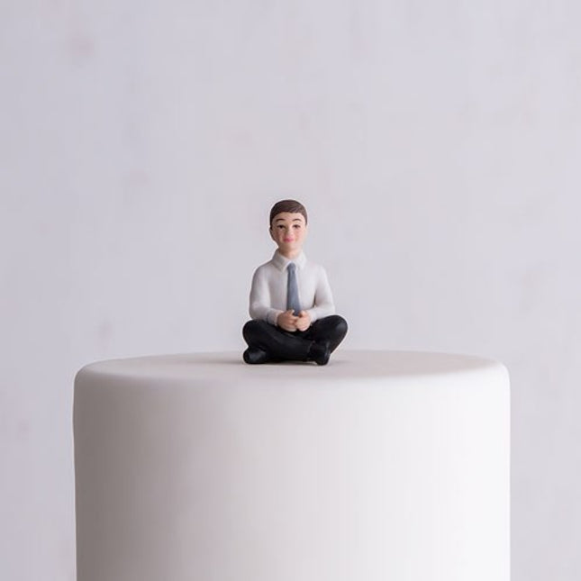 Preteen Boy Child Porcelain Wedding Cake Topper