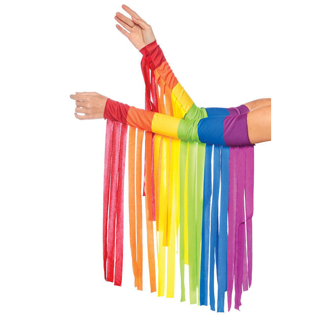 Party Cosplay Festival Rainbow Fringe Arm Piece