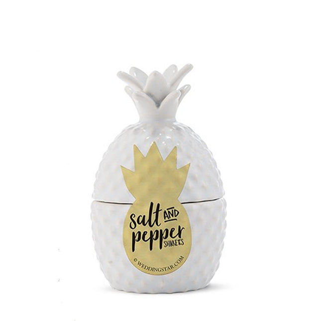 Stacked Pineapple Salt and Pepper Shaker Set (Pack of 6)
