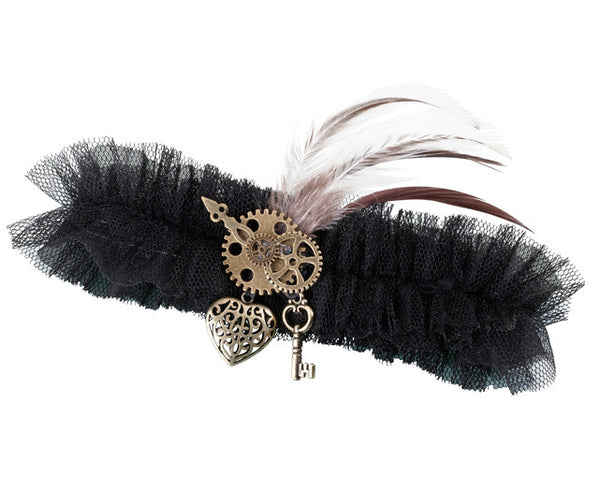 Steampunk Bridal Wedding Garter Belt Butter Be Mine Steampunk Bridal Wedding Garter Belt Butter Be Mine