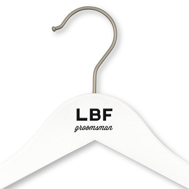 Personalized Monogram Wooden Wedding Hanger