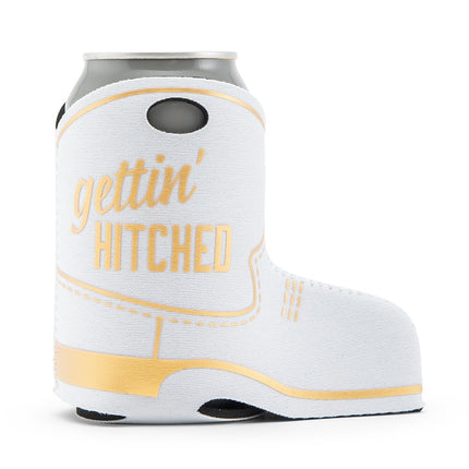 Western Themed Gettin’ Hitched Foam Drink Holder