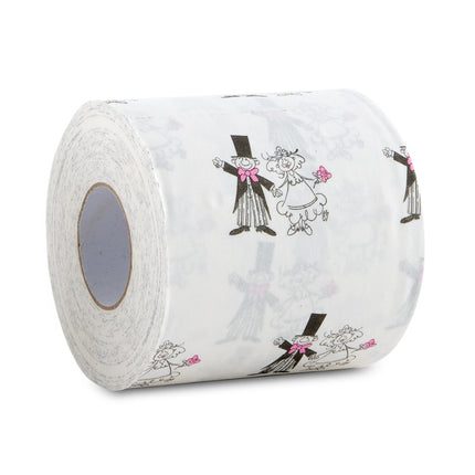 Whimsical Bride and Groom Wedding Toilet Paper (Pack of 2)