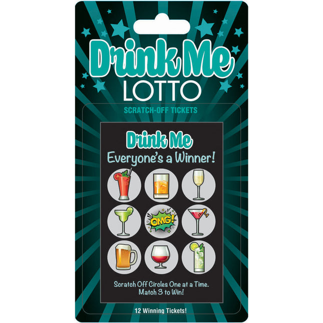 Drink Me Lotto 12 Winning Tickets! LG-BG068