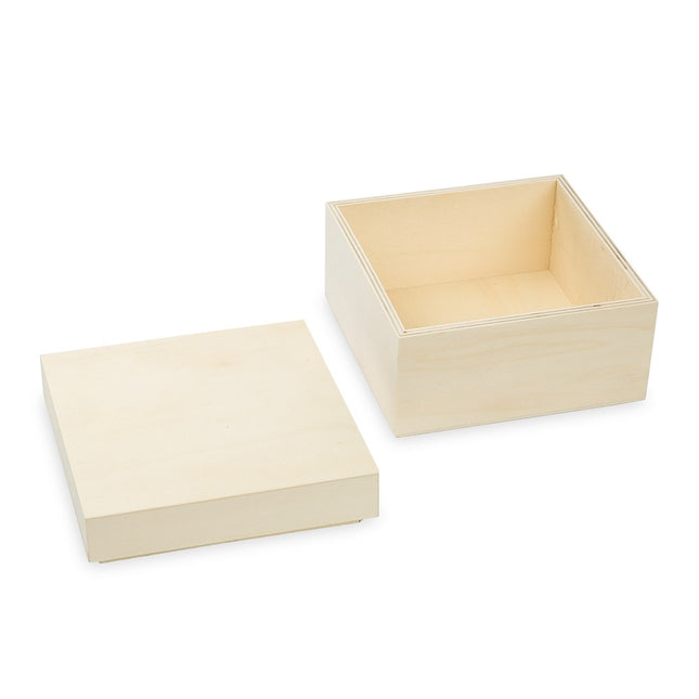 Plain Wooden Keepsake Gift Box