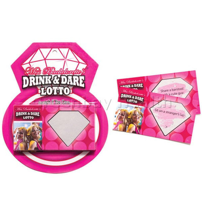 Miss Bachelorette Drink and Dare Lotto Game