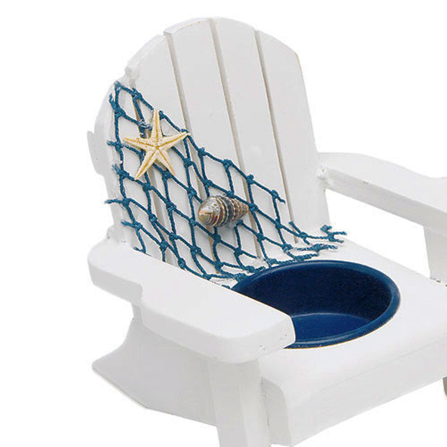 Wooden Beach Deck Chair Candle Holders