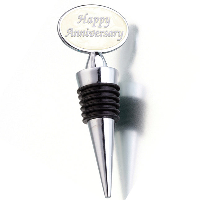 Happy Anniversary Bottle Stopper