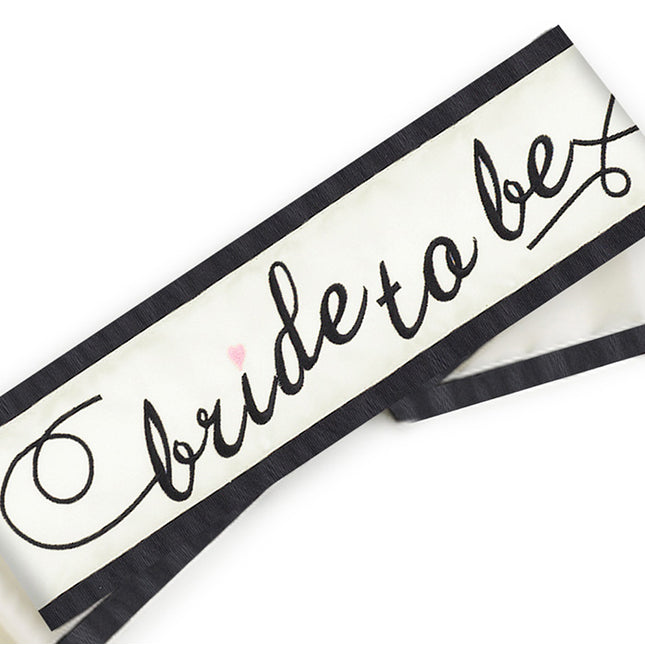 Bride-to-Be Bridal Party Sash