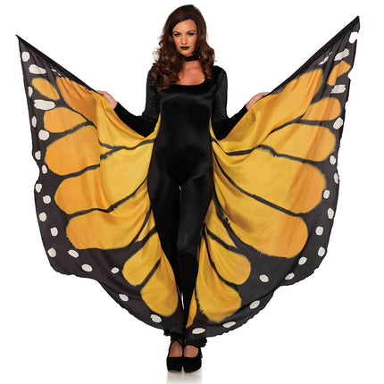 Festival Monarch Butterfly Wing Halter Cape