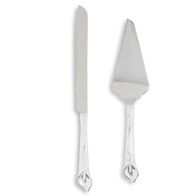 The Calla Lily Wedding Cake Serving Set