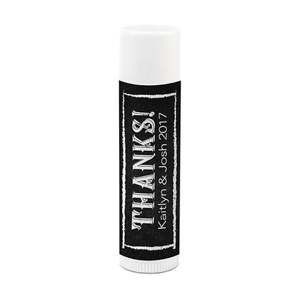 Personalized Chalkboard Lip Balm (Pack of 12)