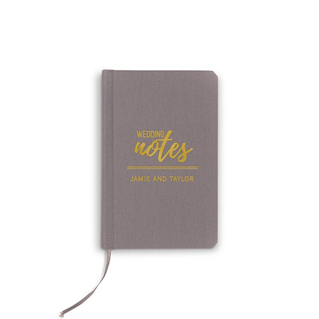 Personalized Wedding Notes Linen Wedding Vows Pocket Journal