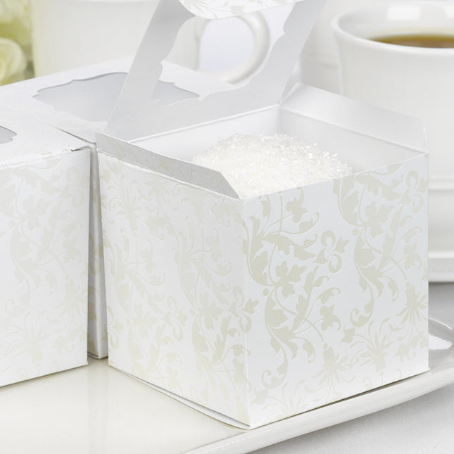 White Cupcake Box with Window (Pack of 24)