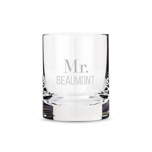 Classic Rocks Glass Personalized Classic Rocks Low Ball Glass – Butter Be Mine