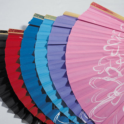 Assorted colors of the Hand Fans