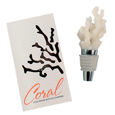 Coral Bottle Stopper with Gift Packaging