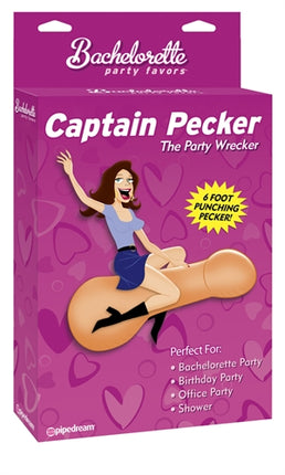 Captain 6 Foot Pecker Funny Bachelorette Party Inflatable
