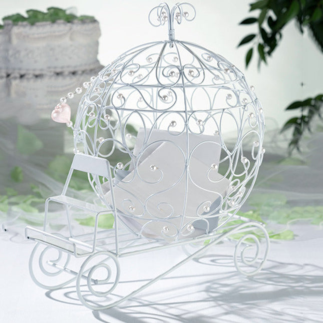 Fairytale Princess Carriage Wedding Card Holder