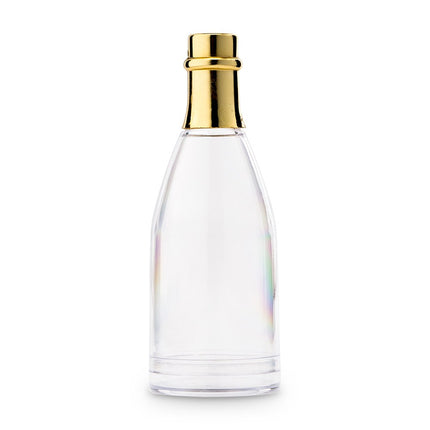 Plastic Champagne Bottle with Gold Lid Wedding Favor (Pack of 3)