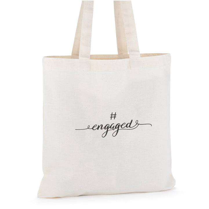 #engaged Bridal Shower Tote Bag – Butter Be Mine