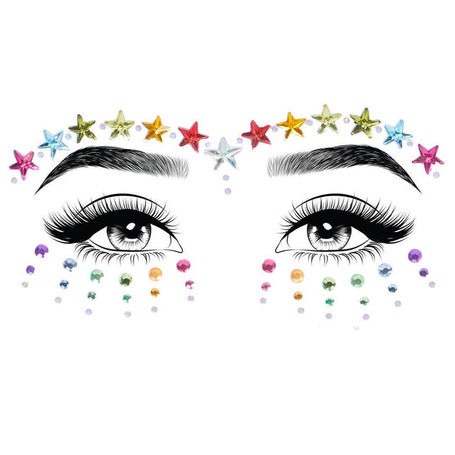Bachelorette Party Adhesive Face Jewels